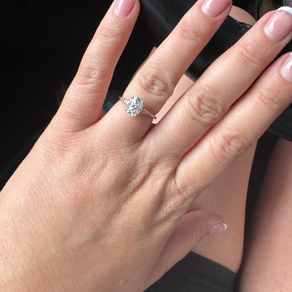 Elegant Rose Gold Engagement Ring